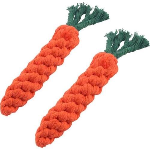 Outdoor Tossing Game Puppy Teeth Cleaning Cat Stick Dog Supplies Pet Molar Cotton Rope Toy Cute Radish Shape Dog Chewing Toy