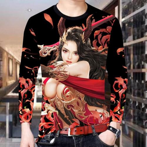 2021new Spring New Thin Spring and Autumn Clothing Boys Undershirt Mens T-shirt Mens Autumn Clothing Mens Top T-shirt Men