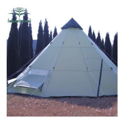Teepee 5 6 8 10 Person Mongolia Glamming Yurt Family Shelter Travel Hiking Canopy Beach Waterproof Relief Outdoor Camping Tent