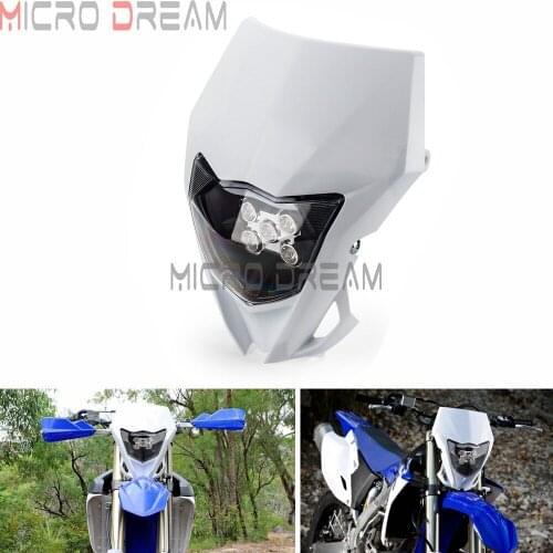 Supermoto Front Head Lamp for Yamaha WR250 WR450 WR125R YZ85 YZ125 YZ250 YZ450 YZ450F WR TTR YZ Motocross Enduro LED Headlight