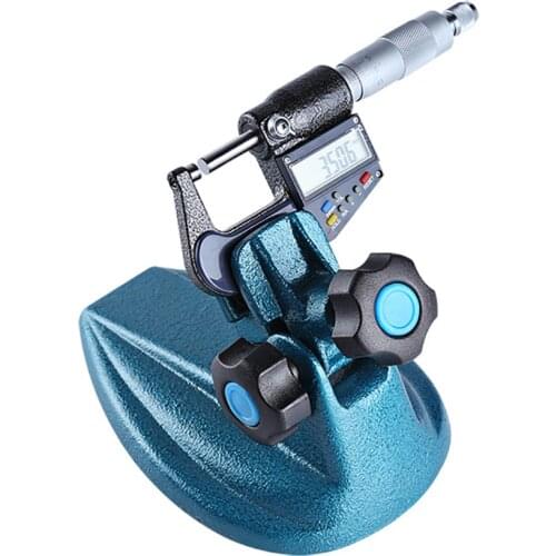 Angle Adjustable Universal Micrometer Stand Digital Micrometers Screw Gauge Accessories Centimeter Card Measuring Seat Bracket