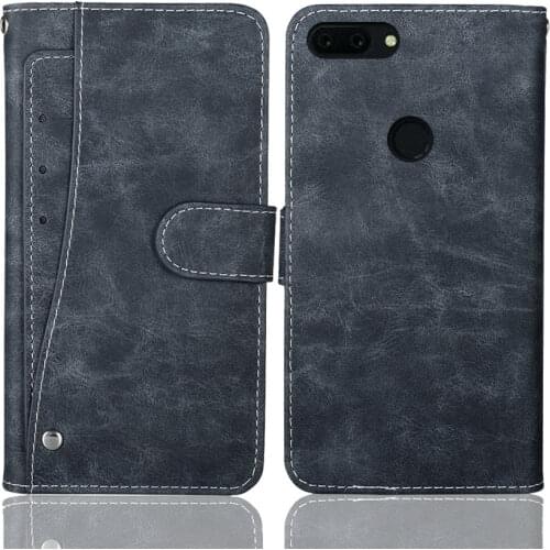 Luxury Wallet Case For Philips S561 Case 5.45" Vintage Flip Leather Business Protective Cover With Front Card Slots Phone Book