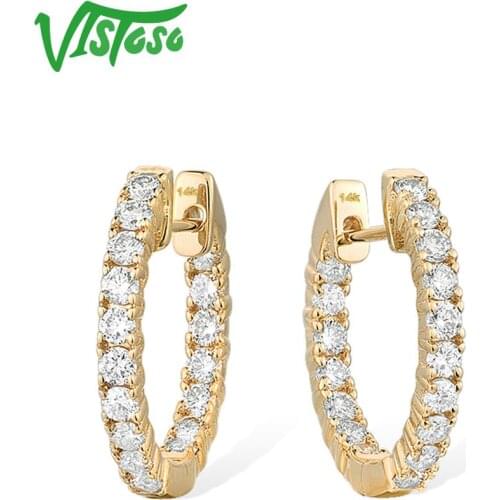 Серьги-кольца VISTOSO China At AliExpress