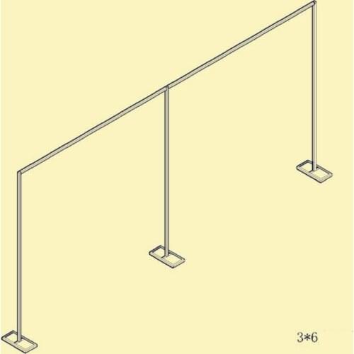 Stainless steel retractable background bracket of the wedding background the curtain of the curtain frame WQ09