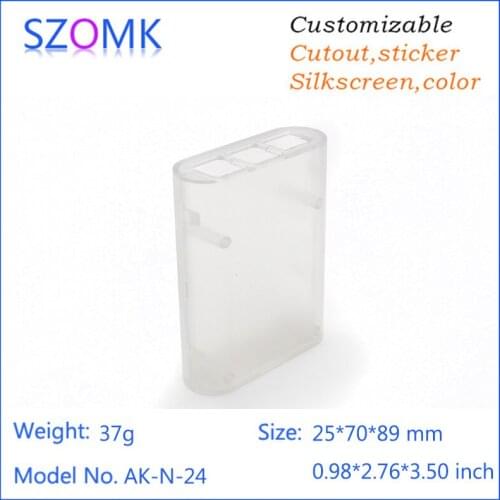 10pcs a lot good looking raspberry pi 3 project box Plastic diy electronic abs case jucntion box control case 25*70*89mm