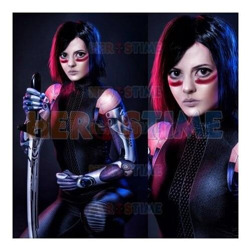 Alita Suit Battle Angel Cosplay Costume 3D Printed Halloween Alita Zentai Bodysuit Custom Made Party Suit