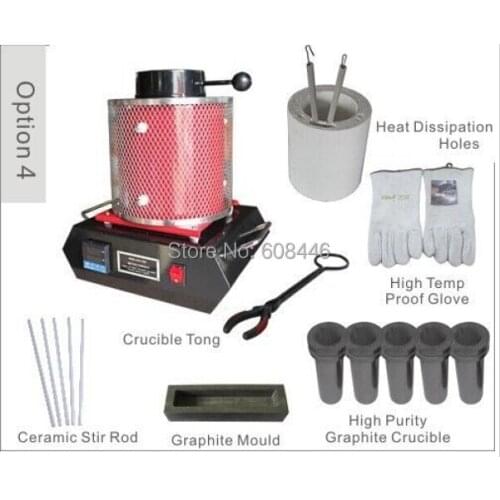 Automatic Digital Melting Furnace 3KG for Melt Scrap Silver & Gold MF-3000 Four