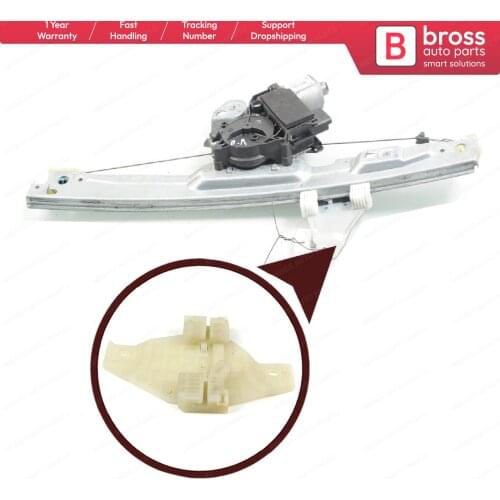 BWR5404 Electric Power Window Lifter Regulator Clips Front Left 9657247680 for Peugeot 308 MK1 T7 5-Door HB 2007-2013