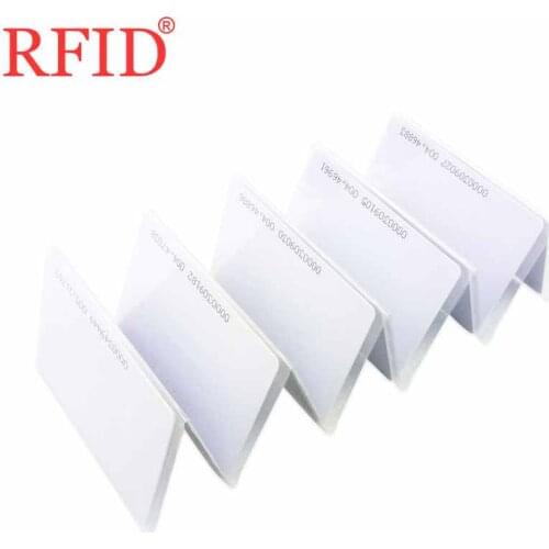 ID 125khz EM4100 TK4100 Read Only Packing Size 85.5x54x0.88mm Badge Token Tag For Access Control System Fast Shipping 200pcs