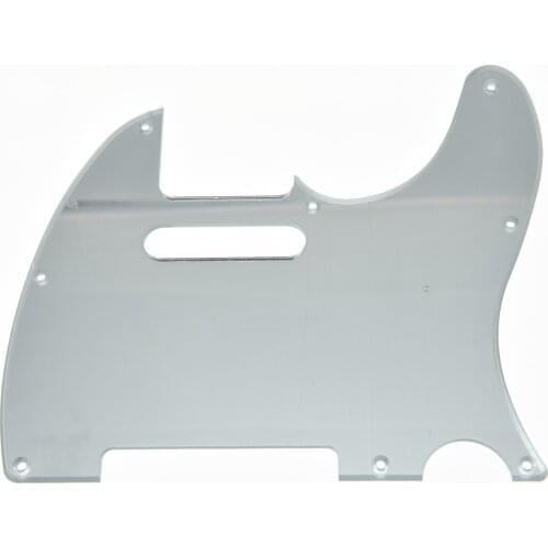 KAISH TL Guitar Pick Guard Scratch Plate Silver Mirror