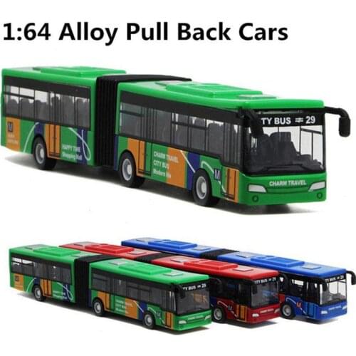 1 Set Multicolor Indoor Collection Alloy Bus Toy Bus Model Interesting Desk Alloy Car Toy Pocket Decoration Cultivate Interest