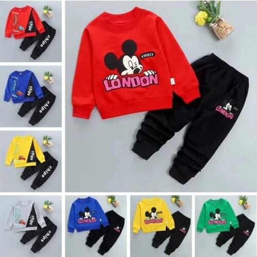 Baby Boys Clothes Sets Children Clothing Girls Coat And Pant 2PCS Kids Sport Suit Top TShirt Spring Autumn Children Outwear 0-2T