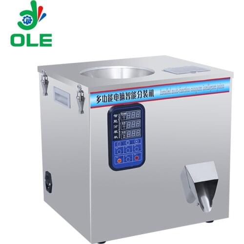 Control Panel Spiral Racking Machine Tea Leaf Filler Powder Weighing And Filling Machine