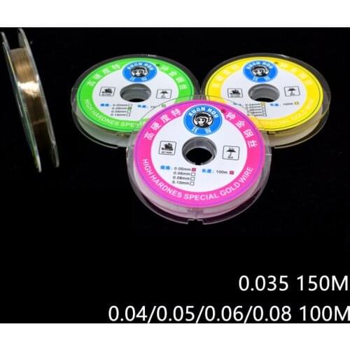 100FIX 100m 150m Alloy Steel Molybdenum Wire Cutting Wire Line LCD Display Screen Separator Repair 0.04 0.05 0.08 0.35mm
