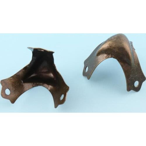 Metal Box Corners Wooden Case Corner Protector Embossed Furniture Decorative Corners Bracket Bronze Protector Retro Case