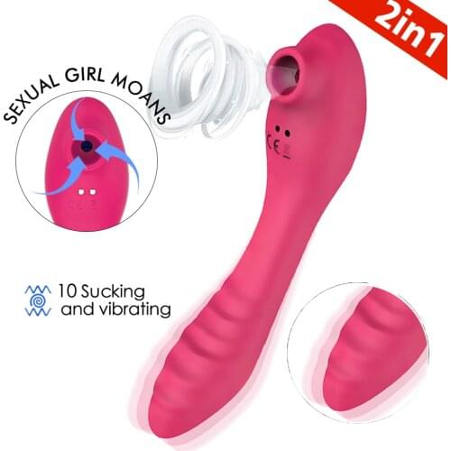 Powerful Heating Clit Sucker Vibrator Nipple Sucking Clitoris Stimulator Sex Toy for Women Masturbator Couples Flirting Toys