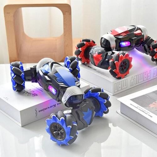 Sounding Effect Race Car Model Lighting Effect 1/12 Scales Gesture Induction Twisting Off-Road Speed Car Toy for Children