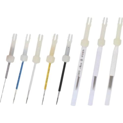 NEW MS 100pcs Permanent Makeup needles 6F Eyebrow Lips Assorted For BTCH Mosaic Tattoo Machine Tattoo Needles Free Shipping