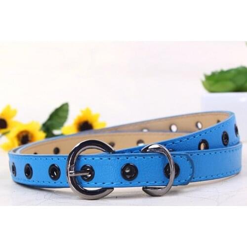 Trendy New 6 Color Fashion Kids Belt Child Waistband Classic Boys Girls Color Leisure Waist Strap Children PU leather Belts