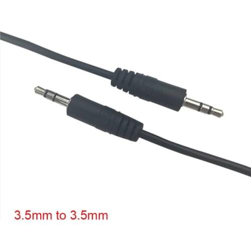 0.5m/1m 3.5mm to 3.5mm Aux Jack Male Extension cord AUX Audio Cable connectors earphone music player Headphones