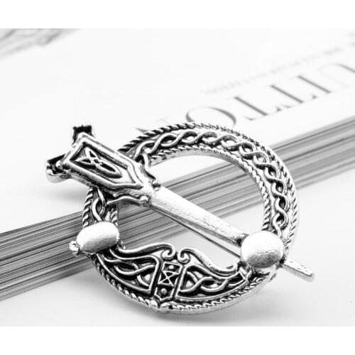 Retro Jewelry Brooch Pin Brooches For Women Men Outlander Vikings-Brooch Lapel Pins Accessory