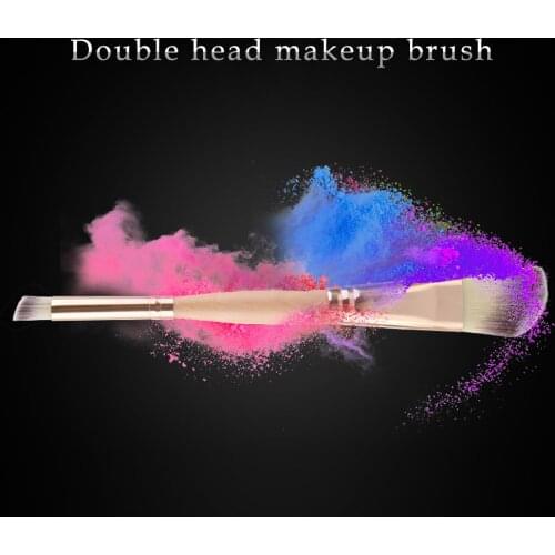 1pcs Concealer Foundation Highlight Blush Single Make Up Brush Long Handle Soft Nylon Beauty Tools