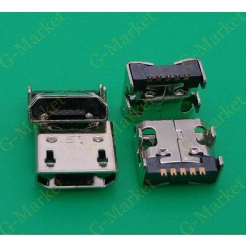 10-100pcs Micro USB Charging Port Connector for LG Optimus G E971 E973 E975 E970 LS970 F6 D500 D505 LG_E960 Chargin Connector