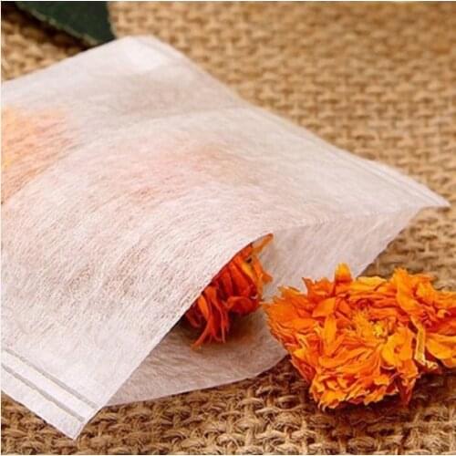 1000pcs/lot Corn Fiber Tea Filter Bags 2016 New PLA Biodegraded Tea Filters Fold Close Tea bag