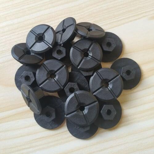20Pcs Car Fender Mud Flap Splash Guard Wheel Arch Bumper Panel Fastener 4mm Hole Clips Fit For Mercedes Benz Collar Diamter 24mm