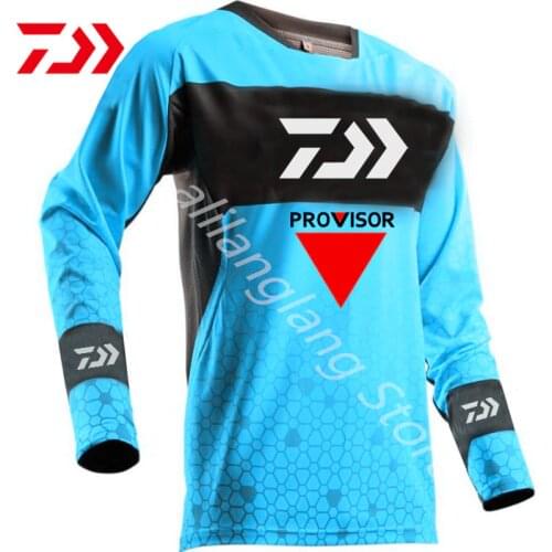 2021 Daiwa Professional Hiking Climbing Clothes Fishing Anti UV Anti Mosquit Breathable Quick-drying Homme Hooded Fishing Shirt