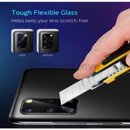 500pcs camera lens screen protector for samsung galaxy s20 s20 ultra s10 s10 plus Camera Flexible Glass