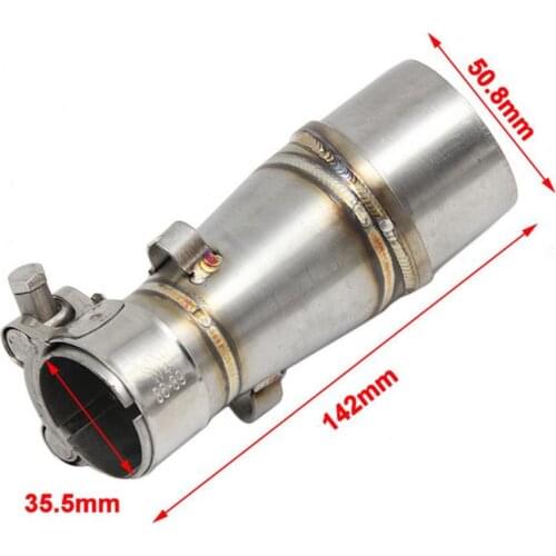 51mm Exhaust Middle Link Mid Pipe Slip on Connect for Kawasaki Z250 2008-2016