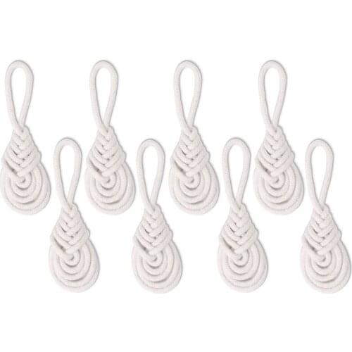 8Pcs Cotton Rope Napkin Ring European Style Napkin Holders Dinner Table Decorate DIY Handmade Crafts Party Supplies