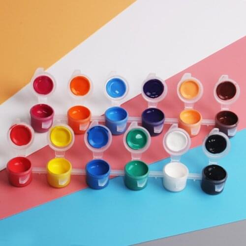 Different colors Metallic Color Acrylic Paint for Art Supplies Textile Drawing Wall Hand Painted Shining Gel Painting Pigment