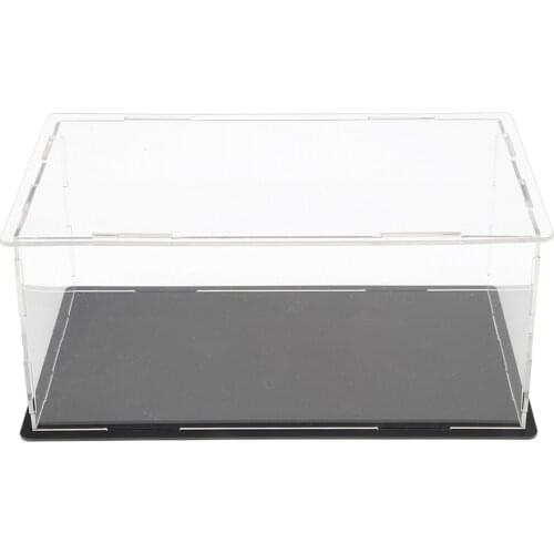 Acrylic Collectibles Display Case, Perspex Dust Proof Show Case for Diecast Model Toy Cars (7.87 x 4.72 x 3.54 inches)