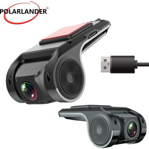 Android DVR HD Night Vision AVI 1280x720px Loop ADAS USB High Definition 5V Driving Recorder (Android Car Radio Dedicated)