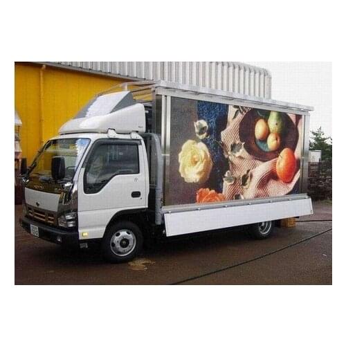 P8 car led display waterproof led full color moveable advertising video wall player Video Surveillance CCTV Monitor Display