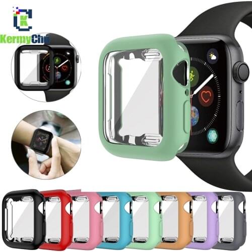TPU Watch Cover for Apple Watch 44mm 40mm 38mm 42mm Watch Screen Protector Frame Case for Iwatch Series 6 SE 5 4 3 2 1 Shell