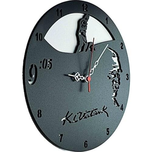 WOODEN Wall clock ATATURK SELLI 30cm Wall clock relogio de parede настенные часы horloge murale