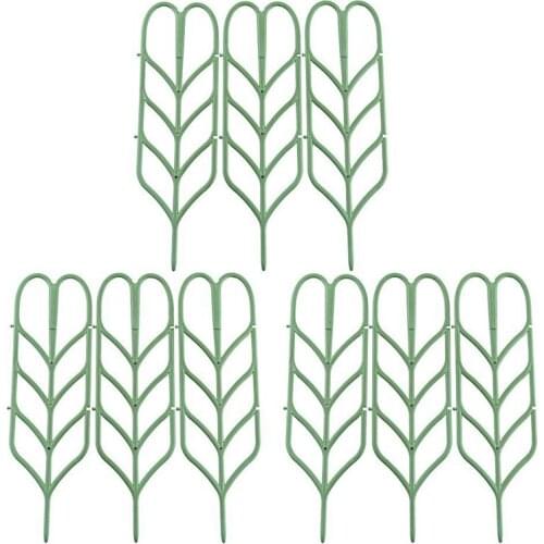 Diy Garden Trellis For Climbing Plants,14 Inchx4 Inch Potted Vines Vegetables Flowers Patio Wire Lattices Grid Panels For Ivy Ro