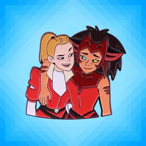 SHE-RA and the Princesses of Power Catra Dora Adora Gay LGBT Pride Enamel Brooch Pins Badge Lapel Pin Brooches Accessories