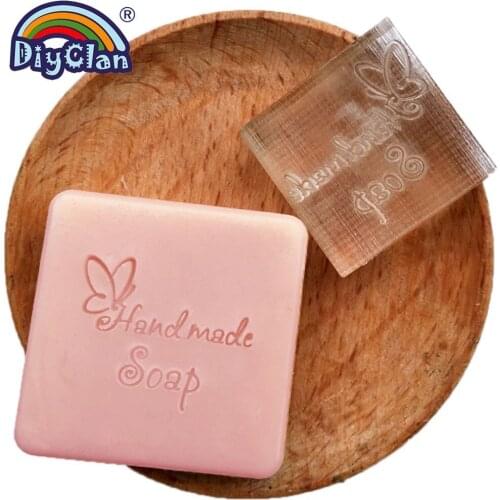 Handmade resin soap stamp mold mini diy Butterfly patterns organic glass soap chapter Acrylic chapters Z0132HD