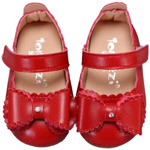 Red Pink White Baby Toddler Shoes Kids Princess Shoes For Children Little Girl Single Shoes Soft Sole Breathable Chaussure Fille