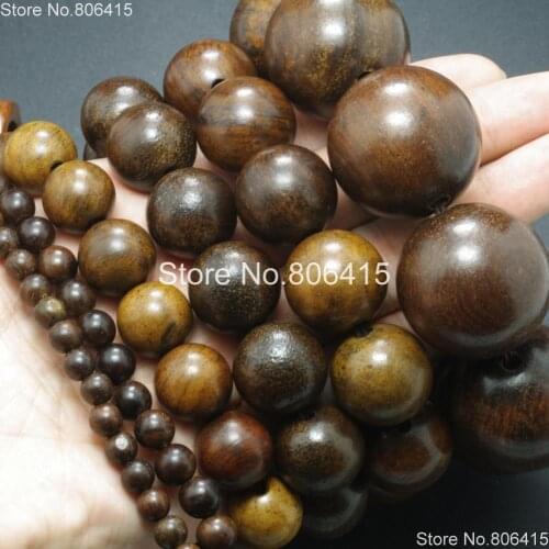 Natural Driftwood Round Wood Ball Loose Beads 6mm 8mm 10mm 15mm 18mm 20mm 30mm Bracelet Healing Jewelry Making
