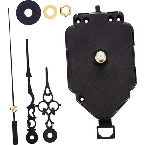 HR9611-1 Quartz Swing Wall Clock Pendulum Movement Professional Kit Suitable for About 8mm Panel Thickness