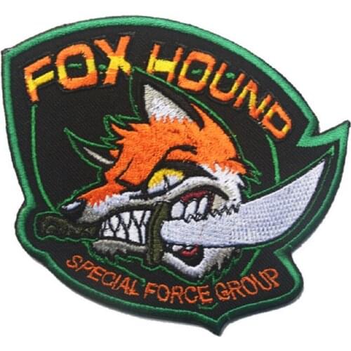 Metal Gear Solid Fox Army Embroidery Patch Loop And Hook Embroidery Armband