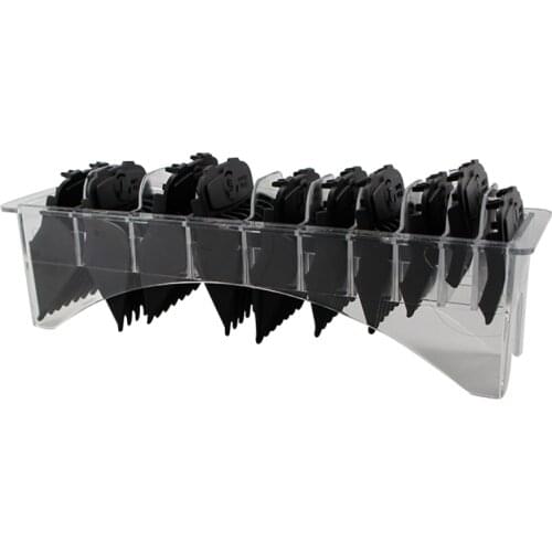 10 Sizes of Guide Comb Sets with A Box Metal Combs Spare Parts Hair Clipper Limited Combs Metal Clip Set Barber Replacement