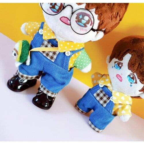 20cm15CM exo doll clothes overalls no attribute doll clothes pants Doll accessories