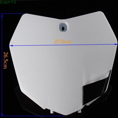 2 Colors Plastic Front Name Number Plate For 2013-15 SX SXF XCF 125 250 350 450 Dirt Bike Motocross Motorcycle Motorbike Enduro