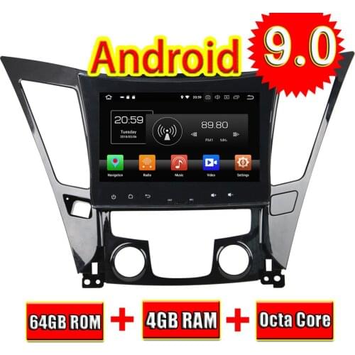 Topnavi Octa Core Android 9.0 Car Multimedia Player For Hyundai Sonata 2011 2012 2013 Audio Radio Stereo 2 DIN GPS Navigation